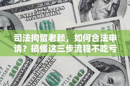 北京司法拘留老赖，如何合法申请？搞懂这三步流程不吃亏！