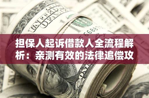 北京担保人起诉借款人全流程解析：亲测有效的法律追偿攻略