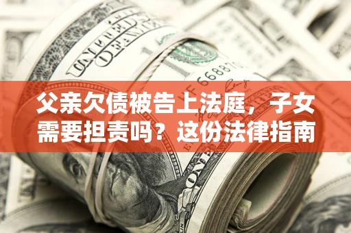 北京父亲欠债被告上法庭，子女需要担责吗？这份法律指南必须看完
