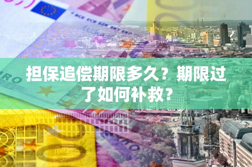 北京担保追偿期限多久？期限过了如何补救？