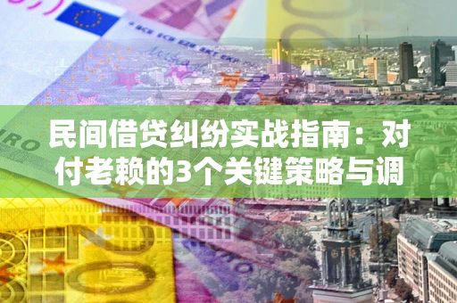 北京民间借贷纠纷实战指南：对付老赖的3个关键策略与调解盲区解析