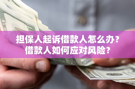 北京担保人起诉借款人怎么办？借款人如何应对风险？