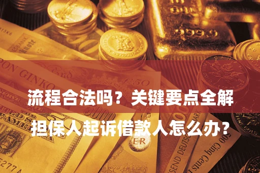北京

担保人起诉借款人怎么办？流程合法吗？关键要点全解析